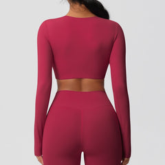 Firè Sculpt Seamless Long Sleeve Crop Top