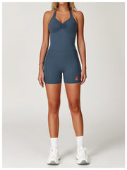 Empower Halter Pocket Romper