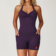 Empower Halter Pocket Romper