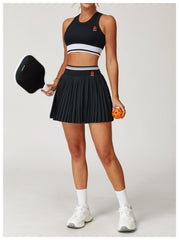 Firè Court Side Pleated Skirt Set