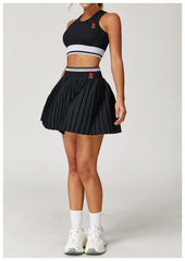 Firè Court Side Pleated Skirt Set